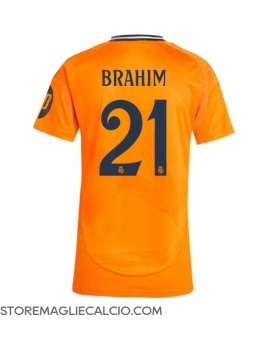 Real Madrid Brahim Diaz #21 Maglia Gara Trasferta Repliche 2024-25 Donna